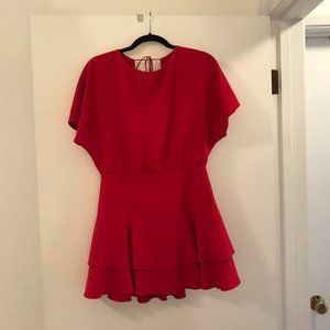 Alice + Olivia Red Palmira Dress - Size 4